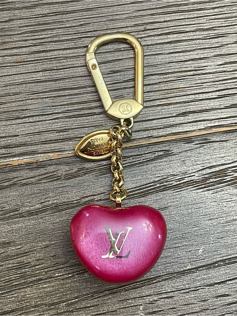 Louis Vuitton Gold Tone Pomme D’Amour Cherry Bag Charm